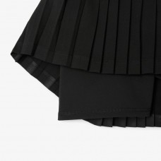 SAIA SHORTS LACOSTE PLISSADA ULTRA DRY - PRETO